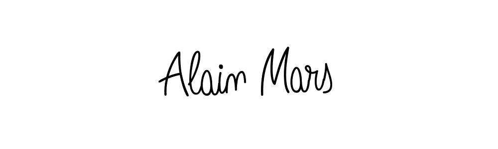 Design your own signature with our free online signature maker. With this signature software, you can create a handwritten (Angelique-Rose-font-FFP) signature for name Alain Mars. Alain Mars signature style 5 images and pictures png