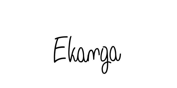 Make a beautiful signature design for name Ekanga. With this signature (Angelique-Rose-font-FFP) style, you can create a handwritten signature for free. Ekanga signature style 5 images and pictures png