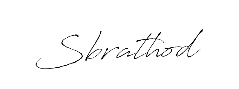 How to make Sbrathod name signature. Use Antro_Vectra style for creating short signs online. This is the latest handwritten sign. Sbrathod signature style 6 images and pictures png