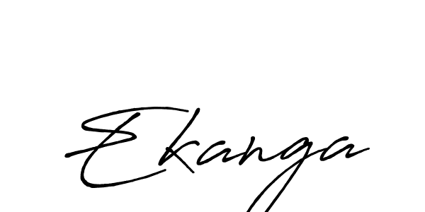 Also we have Ekanga name is the best signature style. Create professional handwritten signature collection using Antro_Vectra_Bolder autograph style. Ekanga signature style 7 images and pictures png