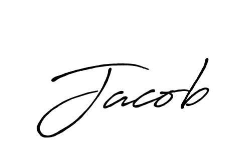 Design your own signature with our free online signature maker. With this signature software, you can create a handwritten (Antro_Vectra_Bolder) signature for name Jacob. Jacob signature style 7 images and pictures png