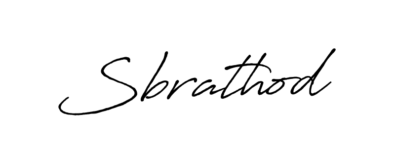 Design your own signature with our free online signature maker. With this signature software, you can create a handwritten (Antro_Vectra_Bolder) signature for name Sbrathod. Sbrathod signature style 7 images and pictures png