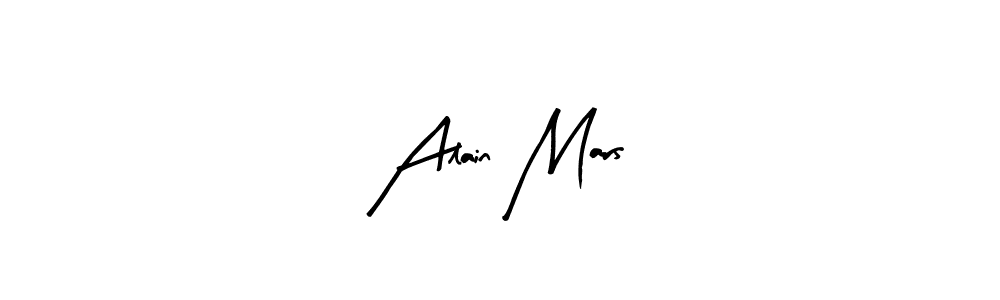 Alain Mars stylish signature style. Best Handwritten Sign (Arty Signature) for my name. Handwritten Signature Collection Ideas for my name Alain Mars. Alain Mars signature style 8 images and pictures png