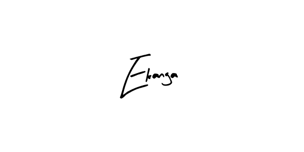 if you are searching for the best signature style for your name Ekanga. so please give up your signature search. here we have designed multiple signature styles  using Arty Signature. Ekanga signature style 8 images and pictures png