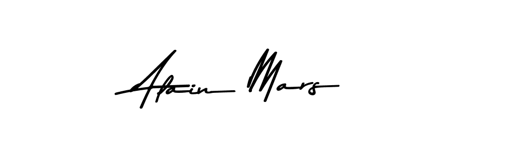 Make a beautiful signature design for name Alain Mars. With this signature (Asem Kandis PERSONAL USE) style, you can create a handwritten signature for free. Alain Mars signature style 9 images and pictures png