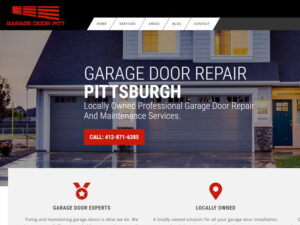 פיתוח וקידום נכס דיגיטלי בארהב GARAGE DOOR REPAIR PITTSBURGH