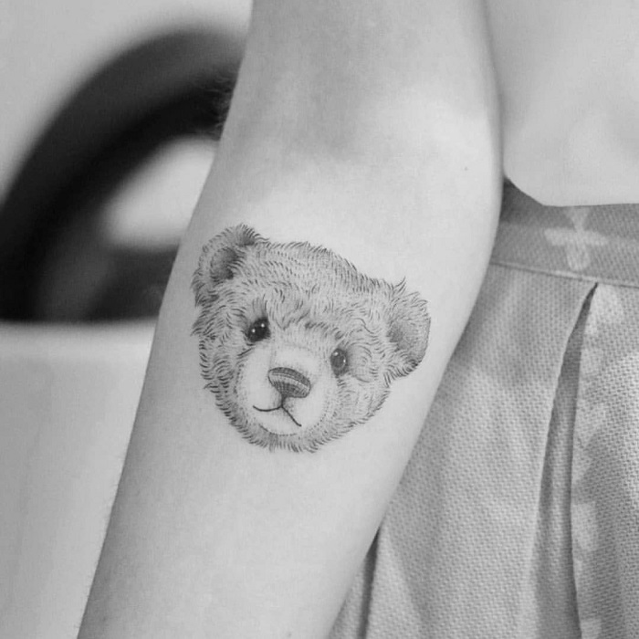 100 Lovable Teddy Bear Tattoo Designs with Meanings and Ideas  Body Art  Guru