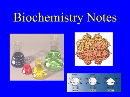 Biochemistry Notes. Carbon Organic molecules contain carbon. Carbon has 4 electrons available for bonding.