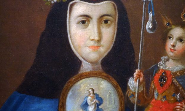 Crowned Nun Portrait of Sor María de Guadalupe, c. 1800