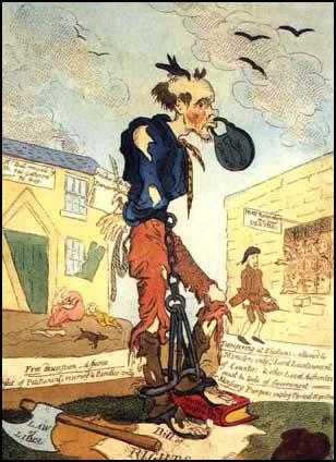 George Cruikshank, A Free Born Englishman (1819)