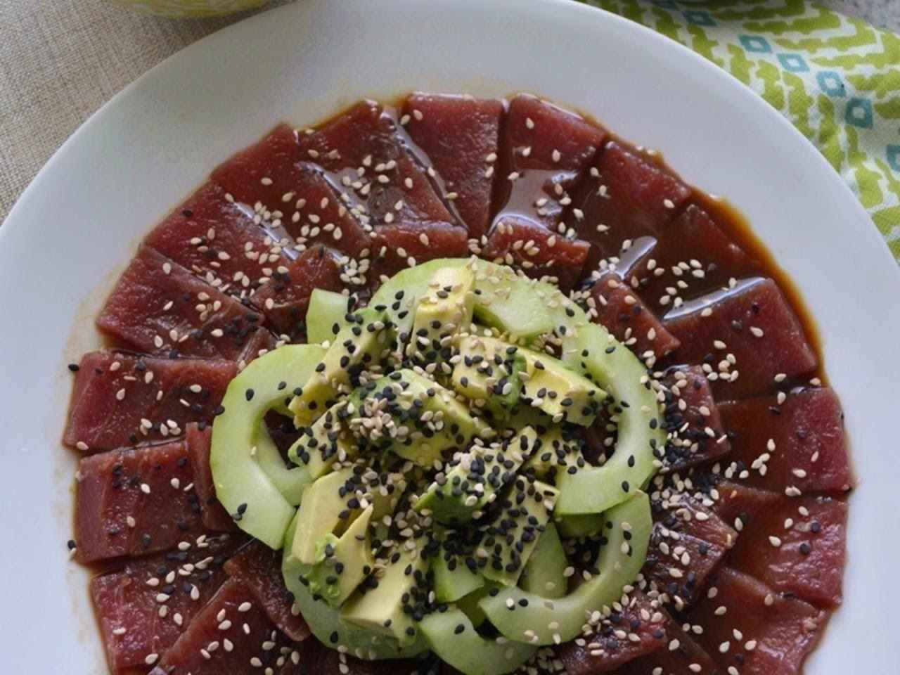 Sashimi de atún