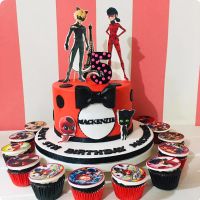 Miraculous Lady Bug Cakes