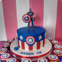 Capt. America Cakes