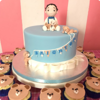 Baptismal (for Boys) Cakes