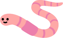 worm emoji