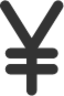 yuan sign icon