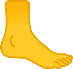 foot emoji