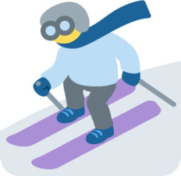 skier emoji