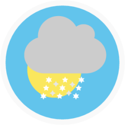 snow sun icon