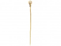 Pearl ​& Diamond Tie Pin