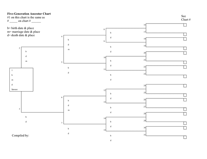 20 Generation Pedigree Chart