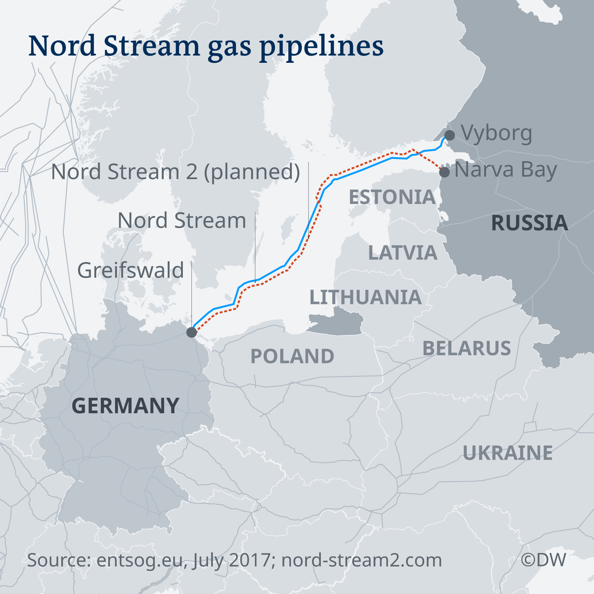 What Is Nord Stream Route Map Of Russia S Gas Pipeline And What | My ...