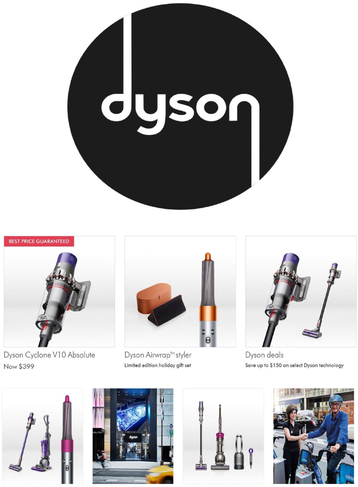 Catalogue Dyson Black Friday 2020 from 11/20/2020