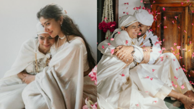 Sai Pallavi's sister Pooja Vineeth Sivakumar shares tears of joy at a beautiful Badaga-style wedding