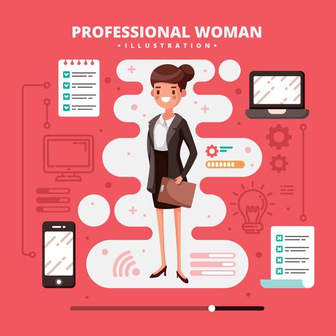 Professional Woman vector