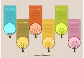 Seasonal Tree Label Vector Templates