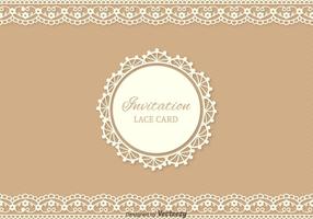 Free Lace Vector Card