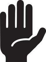 Hand icon symbol vector image. Illustration of the isolated finger hand touch human design. EPS 10