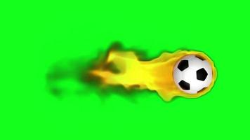 football 3d animation green screen free video