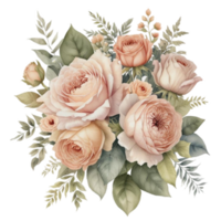 Watercolor Floral Bouquet png