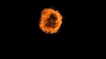 Fire Ball Slow Motion video