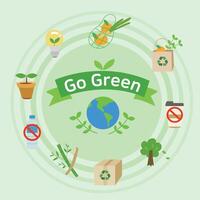 go green image vector