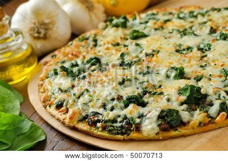 Spinach Pizza