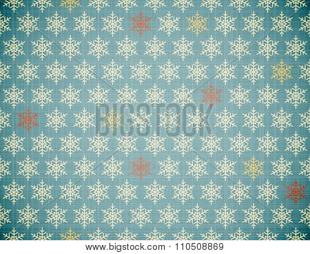 Snowflakes repeatable pattern