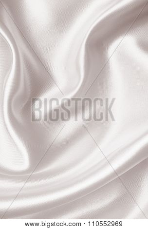 Smooth Elegant Golden Silk Or Satin Texture As Background. In Sepia Toned. Retro Style