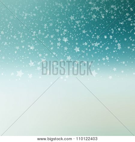 Falling Snow Background. Abstract Snowflake Pattern. Vector Illustration.