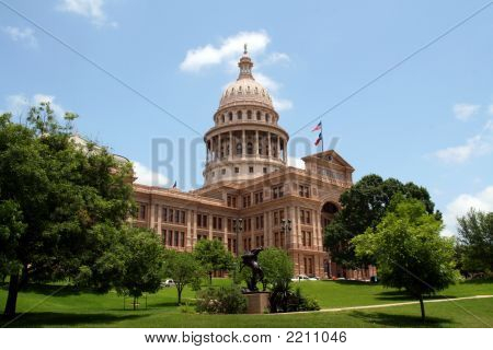 State Capitol Building In Downtown Austin, Texas