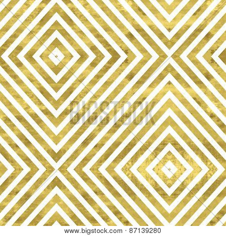 White and gold pattern