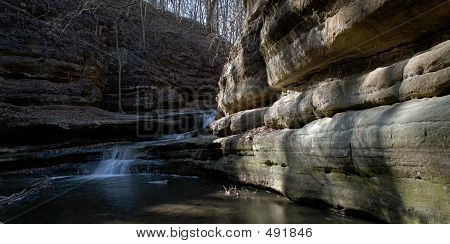 Zagłodzony Rock wodospady