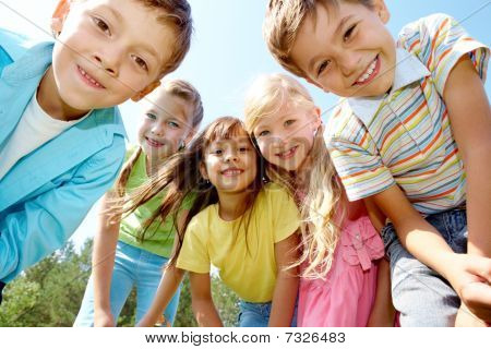 Five Happy Kids