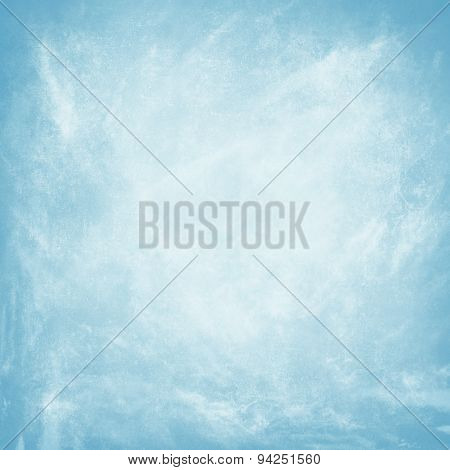 Grunge pale blue background