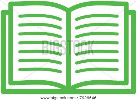 Open book - Vector illustration