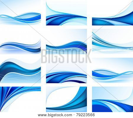 Abstract vector background set