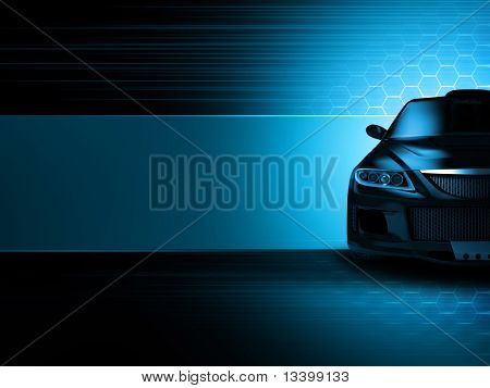 Sport car background