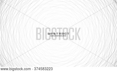 White Background With Circular Lines Mesh Design