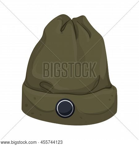 Cap Beanie Color Icon Vector. Cap Beanie Sign. Isolated Symbol Illustration